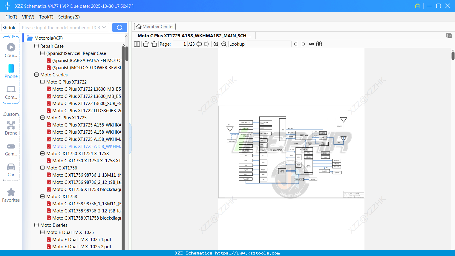 Motorola Moto C Plus XT1725 A158_WKHMA1B2_MAIN_SCH